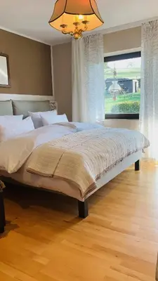 Ein Bett oder Betten in einem Zimmer der Unterkunft Haus Sonnenschein