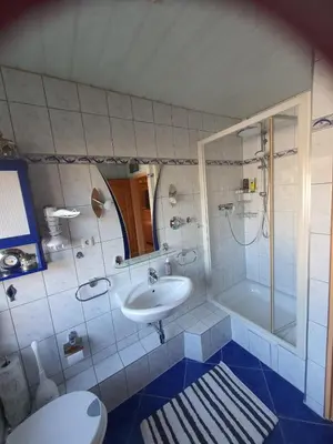 Ein Badezimmer in der Unterkunft Luxus Ferienwohnung