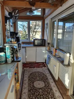 Küche/Küchenzeile in der Unterkunft Luxus Ferienwohnung