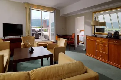 TV/Unterhaltungsangebot in der Unterkunft Heidelberg Marriott Hotel