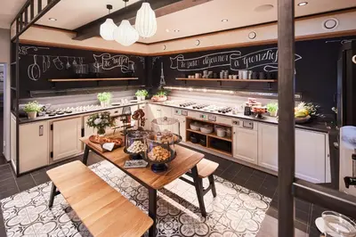 Küche/Küchenzeile in der Unterkunft Hotel & Restaurant Grenzhof