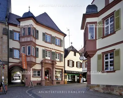 Das Gebäude in dem sich die Ferienwohnung befindet