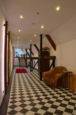 Das Fitnesscenter und/oder die Fitnesseinrichtungen in der Unterkunft Wersauer Hof - Ferme Auberge