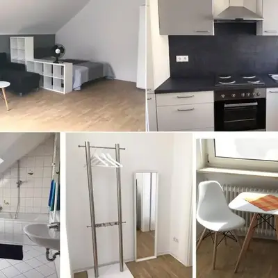 Hell Modern Gemütlich Großes 1 Zimmer Apartment Ilvesheim