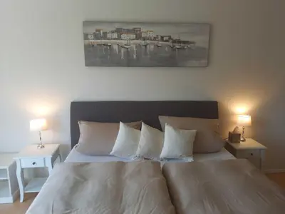 Ein Bett oder Betten in einem Zimmer der Unterkunft Muemling Apartment 2