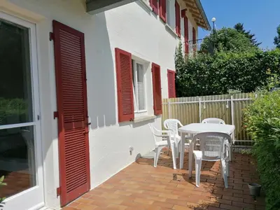 Ein Balkon oder eine Terrasse in der Unterkunft Ferienhaus Stein, TOP Monteurwohnung, 5 große Einzelzimmer, Doppelzimmer, Übernachtung bis 8 Personen möglich