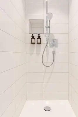 Ein Badezimmer in der Unterkunft Klimatisierte Wohnung mit großer Terrasse