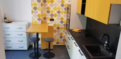 Küche/Küchenzeile in der Unterkunft Joanna Apartment - MA Lindenhof