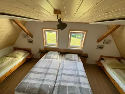 Ein Bett oder Betten in einem Zimmer der Unterkunft Grimm´s Landhaus