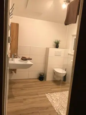 Ein Badezimmer in der Unterkunft Grimm´s Landhaus