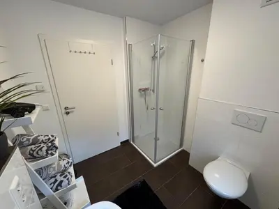 Ein Badezimmer in der Unterkunft Ferienwohnung Bachmann