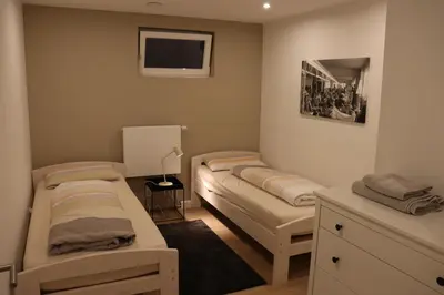 Ein Bett oder Betten in einem Zimmer der Unterkunft Apartment 