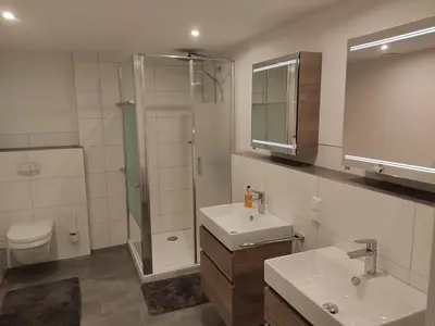 Ein Badezimmer in der Unterkunft Apartment 
