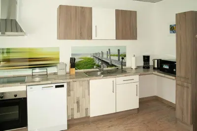 Küche/Küchenzeile in der Unterkunft Ferienwohnung Jagsthausen