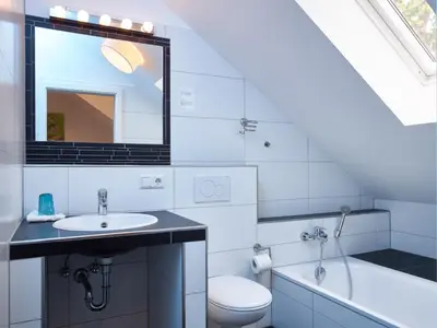 Ein Badezimmer in der Unterkunft Hotel & Restaurant Burgschänke