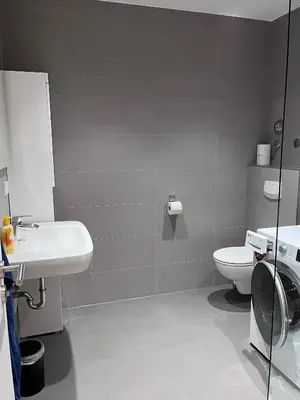 Ein Badezimmer in der Unterkunft Forststrasse Apartment