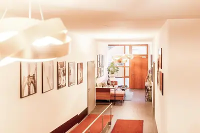 Ein Bett oder Betten in einem Zimmer der Unterkunft Fabelhafte Wohnungen in der Altstadt