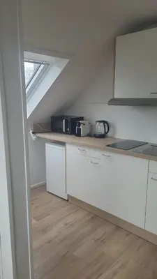 Küche/Küchenzeile in der Unterkunft Boardinghouse Heilbronn