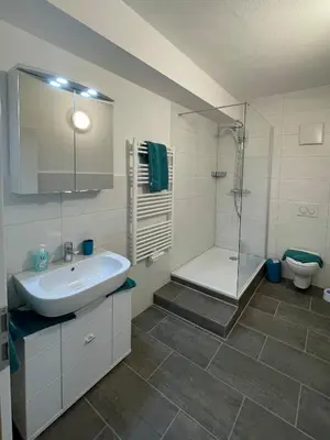 Ein Badezimmer in der Unterkunft Boardinghouse Heilbronn