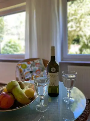 Getränke in der Unterkunft Ferienwohnung miraBelle