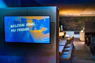 TV/Unterhaltungsangebot in der Unterkunft LOGINN Hotel Stuttgart Zuffenhausen