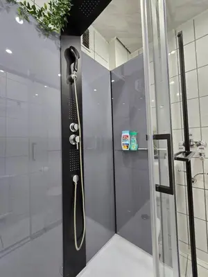 Ein Badezimmer in der Unterkunft MsApartment Stylish wohnen in STUTTGART Self-Check-in zu jeder Zeit voll automatisiert