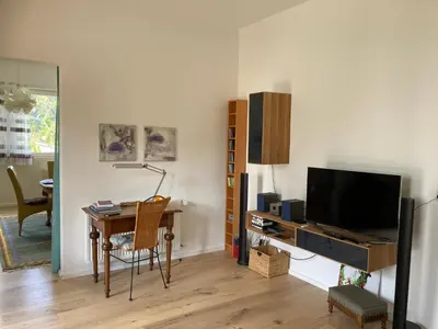 TV/Unterhaltungsangebot in der Unterkunft Gästewohnung Mosbach