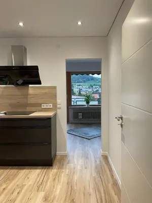 Küche/Küchenzeile in der Unterkunft Apartment Panoramablick