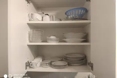 Küche/Küchenzeile in der Unterkunft Schöne Wohnung in ruhiger zentraler Lage