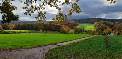 Naturlandschaft in der Nähe des Ferienhauses