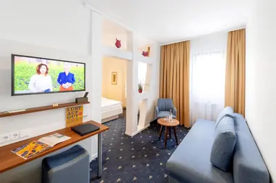 TV/Unterhaltungsangebot in der Unterkunft Hotel Adler Post