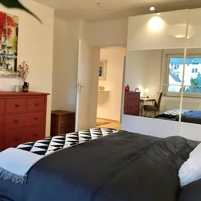 Homy 1BR plus Sofabed Business Apart - Near BASF - Super fast Wifi - Free Parking