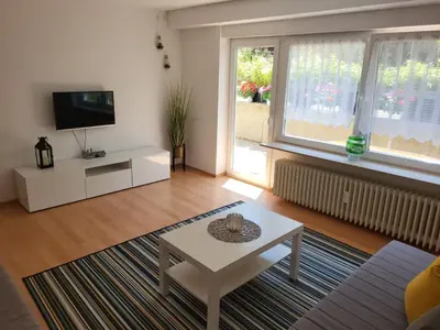 TV/Unterhaltungsangebot in der Unterkunft Ferienwohnung Hemsbach an der Bergstraße