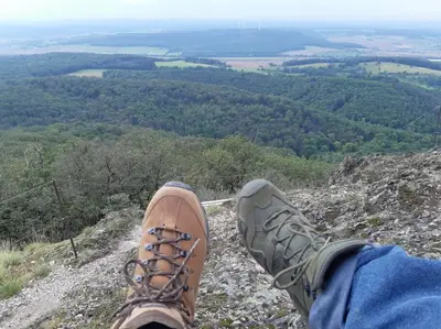 Naturlandschaft in der Nähe des Ferienhauses