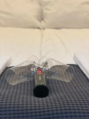 Ein Bett oder Betten in einem Zimmer der Unterkunft Lux Apartment near Frankfurt!