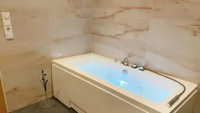 Ein Badezimmer in der Unterkunft Lux Apartment near Frankfurt!