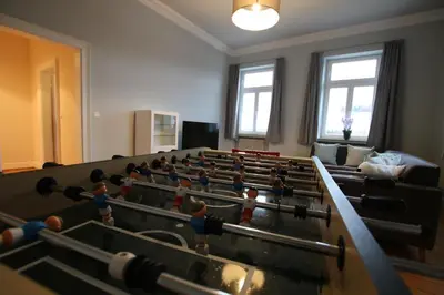 TV/Unterhaltungsangebot in der Unterkunft Ferienwohnung Altes Pfarrhaus Bargen