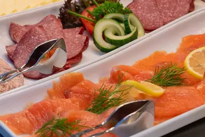 Essen im Hotel oder in der Nähe