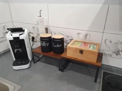 Kaffee-/Teezubehör in der Unterkunft Ferienwohnung Haiber - Remseck