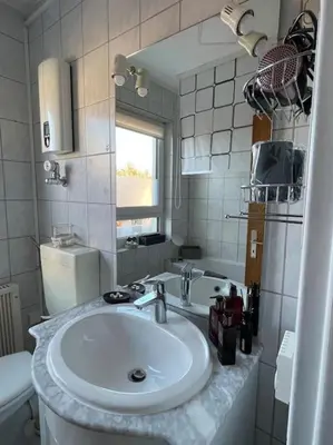 Ein Badezimmer in der Unterkunft Wohnen beim Brotsommelier - Frankenlaib