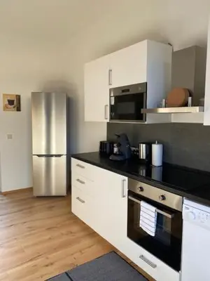 Küche/Küchenzeile in der Unterkunft Gästehaus Windheim Ettlingen Stadt
