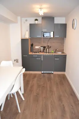 Küche/Küchenzeile in der Unterkunft Sophie Deluxe Apartment