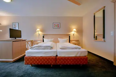Ein Bett oder Betten in einem Zimmer der Unterkunft Chalet Raabe