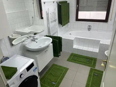 Ein Badezimmer in der Unterkunft Einzigartige Unterkunft mit viel Extras