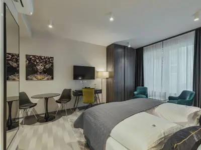 Ein Bett oder Betten in einem Zimmer der Unterkunft BS Boutique Hotel