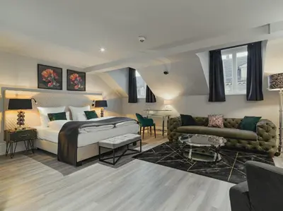 Ein Bett oder Betten in einem Zimmer der Unterkunft BS Boutique Hotel