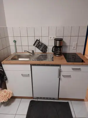 Küche/Küchenzeile in der Unterkunft Ferienwohnung Juco