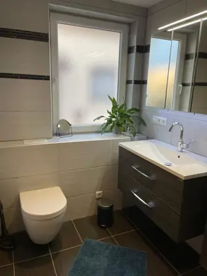 Ein Badezimmer in der Unterkunft Ferienwohnung Jasmin