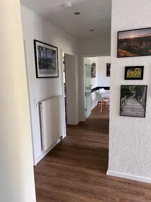Ein Bett oder Betten in einem Zimmer der Unterkunft Dicker Stein