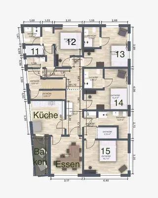 Grundriss der Unterkunft Sali Homes - Bergerie